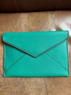 Women's Envelope Clutch - Vibrant Orange